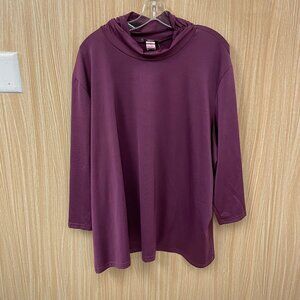 JL Studio purple top size 4x